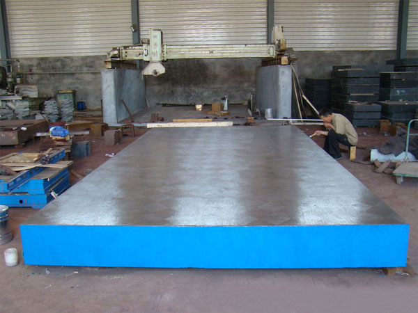 T型槽铸铁平台的浇注工艺要求